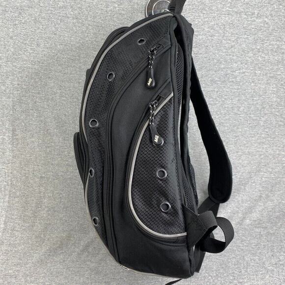 Mobile Edge Backpack Black Padded Bring It On Laptop Book Bag Computer Pockets - Picture 16 of 16